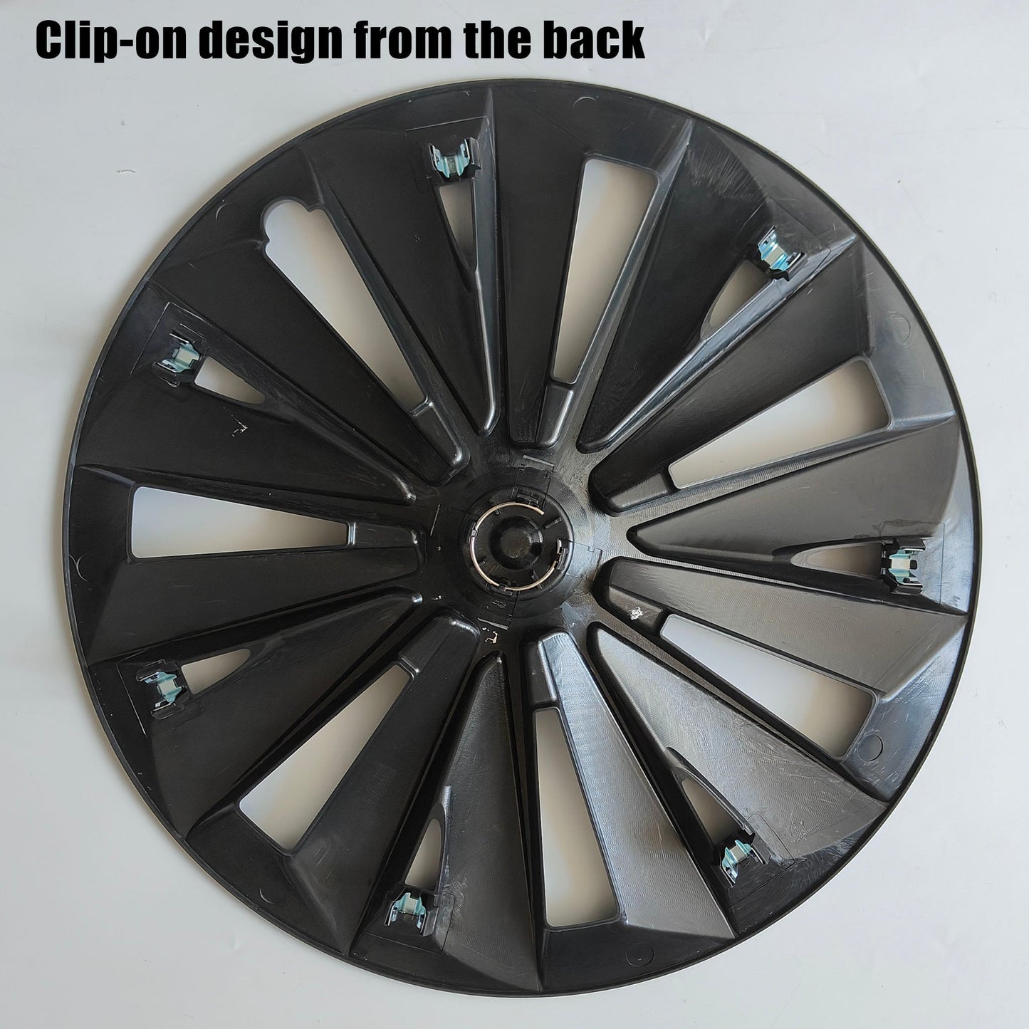 Wheel Covers For Tesla Model Y 19'' Gemini Wheels 2020-2024 - Cyclone Style Hubcaps
