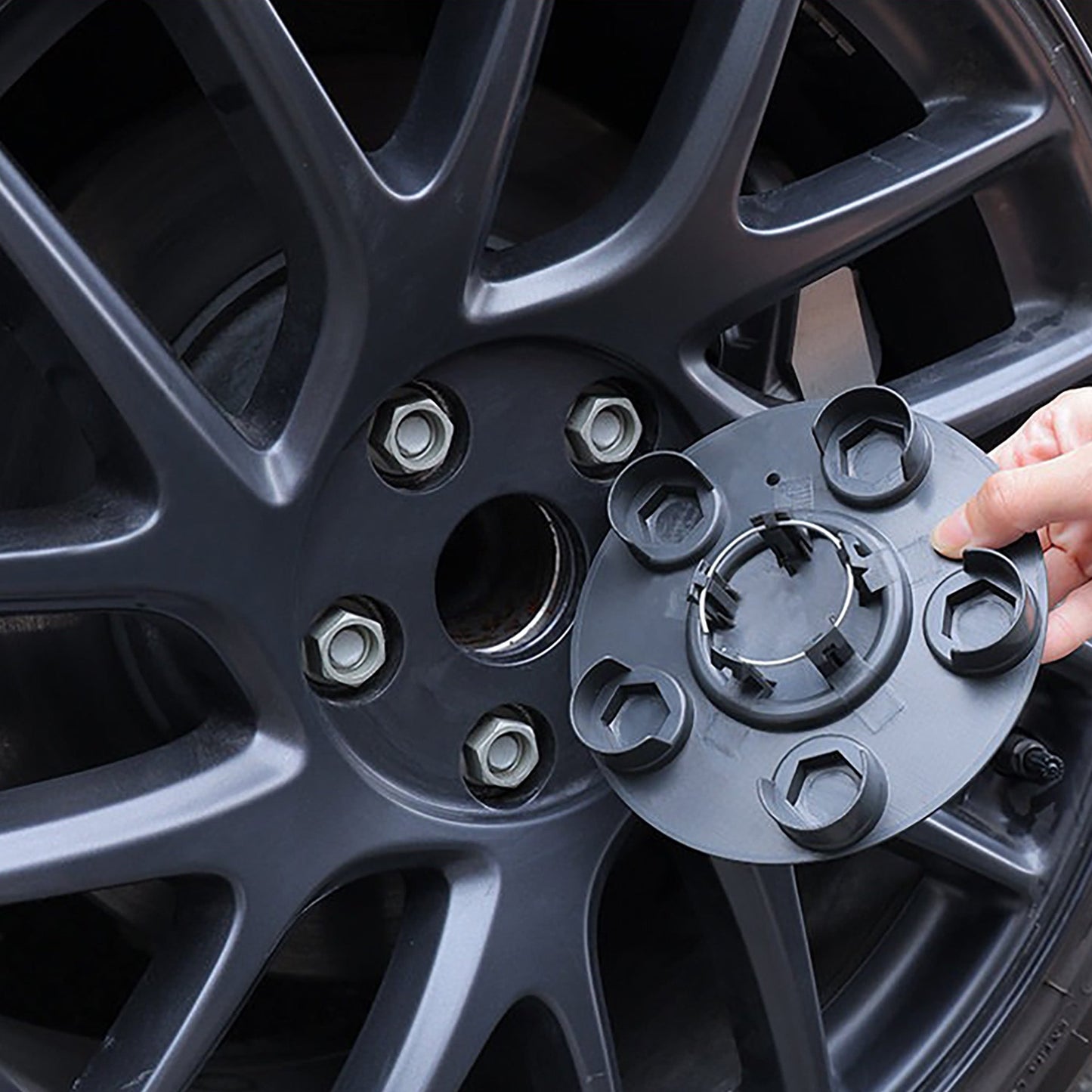 Gen 2 Wheel Center Caps for 2024+ Model 3 Highland 18-Inch Photon Wheels