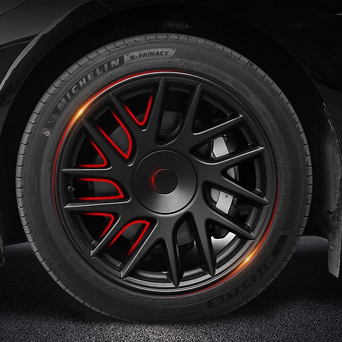 18-Inch Photon Wheel Cover for Tesla New Model 3 Highland 2024+ - Plain Center