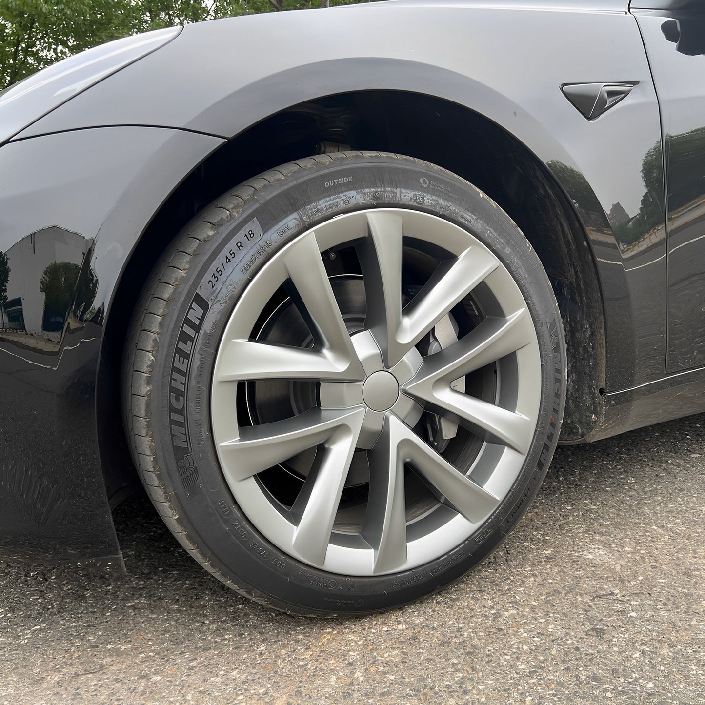 Wheel Covers For Tesla Model 3 18'' Aero Wheels 2017-2023 - Model S Arachnid Wheels Style