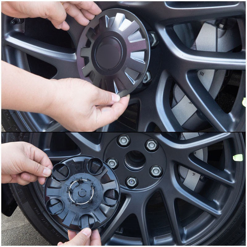 Center Hub Caps for 2024+ Tesla Model 3 18-Inch Photon Wheels - Gen 1