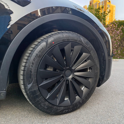Wheel Covers For Tesla Model Y 19'' Gemini Wheels 2020-2024 - Cyclone Style Hubcaps