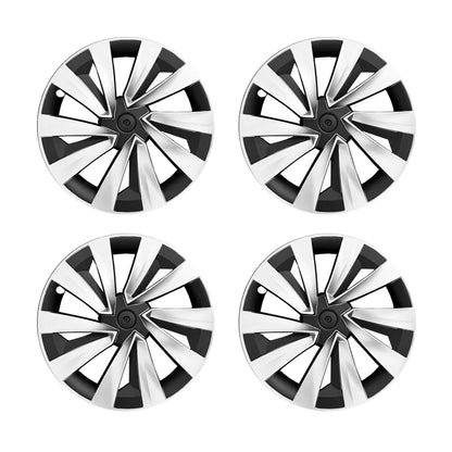 Tesla Model Y Juniper 19" Crossflow Wheel Covers | Helix Style ABS Polymer Rim Protectors (2025+)