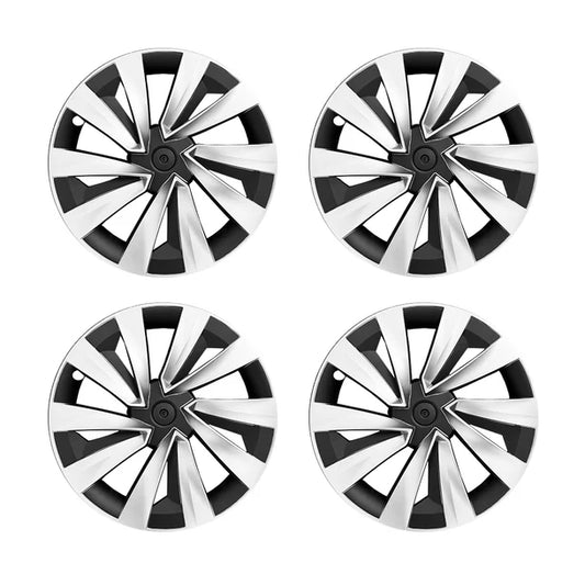 Tesla Model Y Juniper 19" Crossflow Wheel Covers | Helix Style ABS Polymer Rim Protectors (2025+)