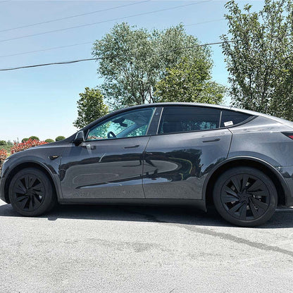 Tesla Model Y Juniper 19" Crossflow Wheel Covers | Helix Style ABS Polymer Rim Protectors (2025+)
