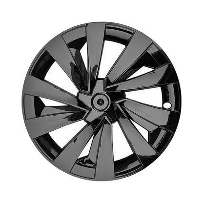 Tesla Model Y Juniper 19" Crossflow Wheel Covers | Helix Style ABS Polymer Rim Protectors (2025+)